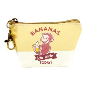 Triangle mini pouch - Love bananas