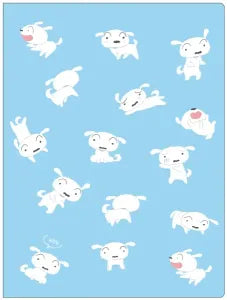 Crayon Shin-chan 6P+1 Change File Holder Shiro