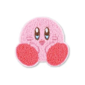 Fluffy Embroidered Sticker - Kirby