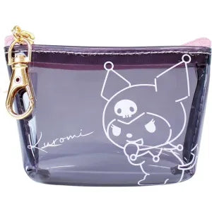 CHOCOTTO triangle clear pouch - Kuromi