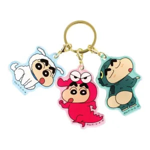 3 Charm Key Holder - Shin-chan in Costume