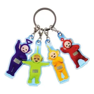 Teletubbies 4 Charm Key Holder - Live Action