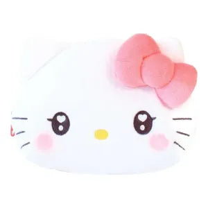 Sanrio Characters Plush Shell-shaped Face Pouch - Hello Kitty