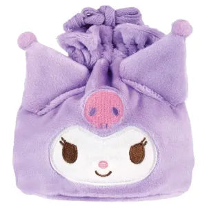 Sanrio Drawstring pouch with gusset - Kuromi