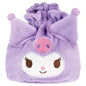 Sanrio Drawstring pouch with gusset - Kuromi