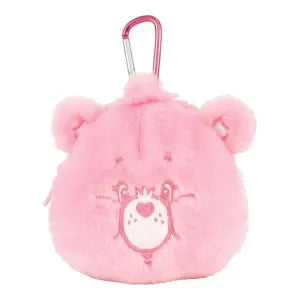 Care Bears Carabiner Plush Zipper Pouch - Love-a-Lot Bear