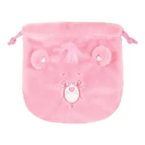 Care Bears Plush Drawstring Pouch - Love-a-Lot Bear