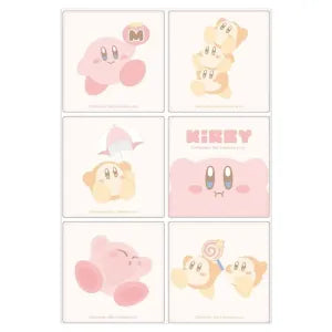 Kirby Decoration Tile Sticker - Kirby & Waddle Dee