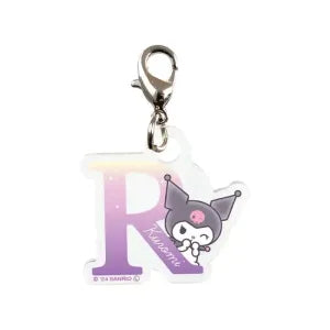 Sanrio Characters Mini Initial Charm - Kuromi / R