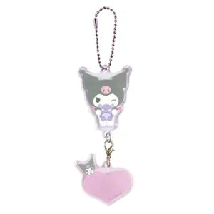 Sanrio Acrylic Name Keychain - Kuromi