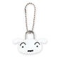 Crayon Shin-Chan Mascot Padlock Keychain - Shiro