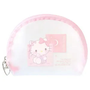 Sanrio Characters Clear Matte Pouch Ballet Core / Hello Kitty