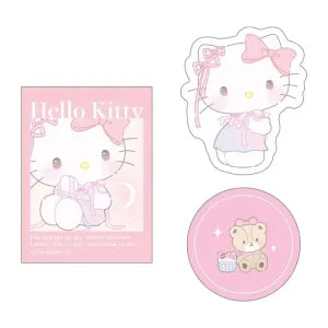 Sanrio Characters Clear Matte Sticker Set Ballet Core / Hello Kitty