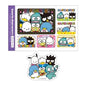 Sanrio Characters Print Seal Style Sticker Set HAPIDANBUI