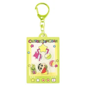 Crayon Shin-chan Shaka Character Keychain Choco-Bi Crane Game Style