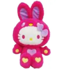 Hello Kitty Colorful Bunny S MAGENTA