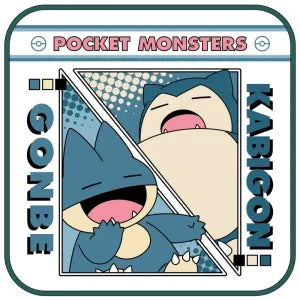 Pocket Monster Print mini towel Evolution Snorlax