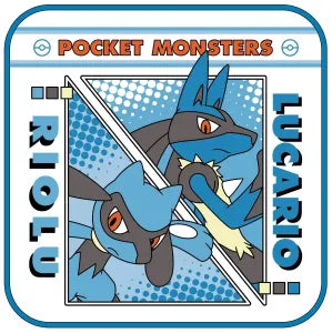 Pocket Monster Print mini towel Evolution Lucario