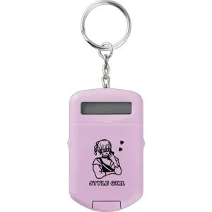 calculator key chain - Style girl
