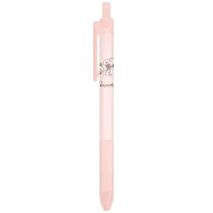 Snoopy Knock Gel Pen - Pink