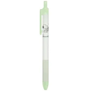 Snoopy Knock Gel Pen - Light Green