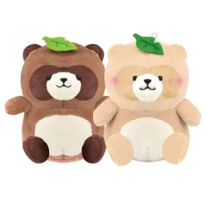 Two pcs plush keychain - Raccoon