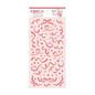 Ribbon shower sticker - Hologram red