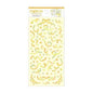 Ribbon shower sticker - Hologram yellow