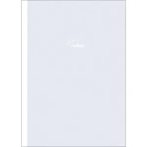 Plain Color Cross Notebook - Blue Syrup