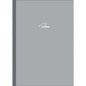 Plain Color Cross Notebook - Gray Syrup