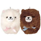 Two pcs plush keychain - Pomeranian