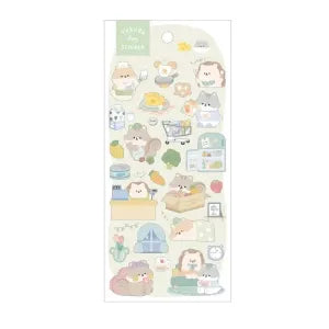 Yururu day sticker - Small animal