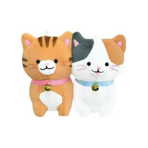 Two pcs plush keychain - Red tabby & Calico