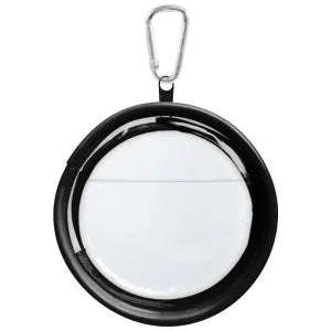 Tin badge pouch - Black