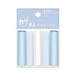 Plain Color Kakumaru MIX Cap - Blue_White