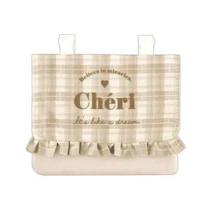 Wide Pochette pocket Checked ruffles