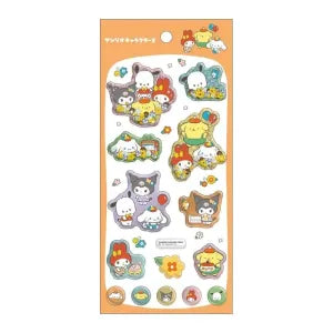 Shaka shaka capsule seal - Sanrio characters_retro