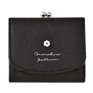 Tri-Fold Wallet / Monochrome Flower