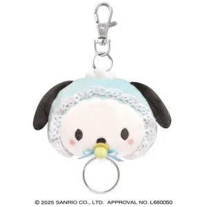 Sanrio Mascot Reel Keychain / Pochacco / Baby