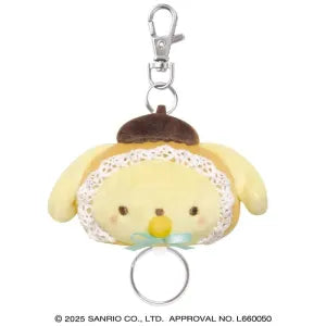 Sanrio Mascot Reel Keychain / Pompompurin / Baby