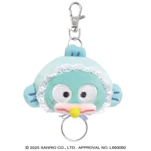 Sanrio Mascot Reel Keychain / Hangyodon / Baby