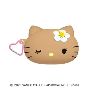 Silicone Pen Case / Hello Kitty / Beige