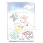 T_Sanrio Marumocchi Die-Cut Memo with Lid / Night Sky