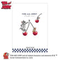 T_Tom and Jerry Desk Mat / Cherry
