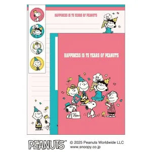 T_Snoopy Letter Set With Stickers / Party