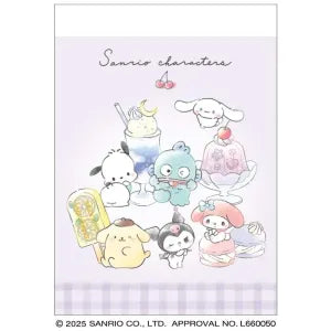 T_Sanrio Mini Memo Pad / Chima Chima Sweets Check