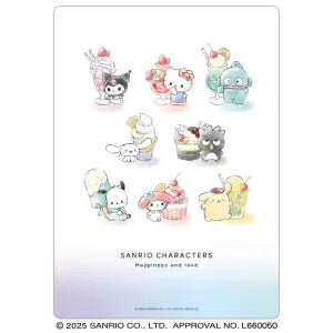 T_Sanrio Plastic Desk Pad / Chima Chima Sweets Gradation