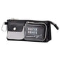 Triple Pocket Triangle Pen Case / Master Black