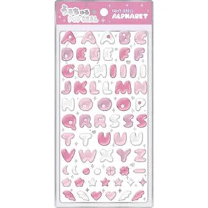 Ulchuru Pop Sticker / Alphabet Pink