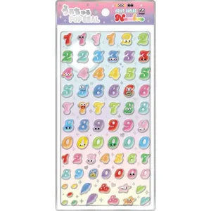 Ulchuru Pop Sticker / Numbers Colorful